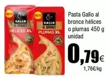 FROIZ Gallo - pasta al bronce helices o plumas oferta