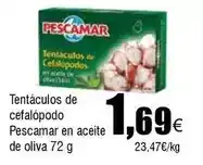 FROIZ Pescamar - tentaculos de cefalopodo en aceite de oliva oferta