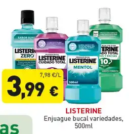 Hiperber LISTERINE Enjuague bucal variedades oferta