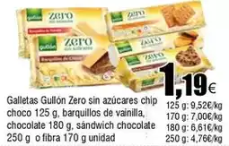 FROIZ Gullón - galletas sin azucares chip choco oferta