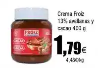FROIZ Froiz - crema 13% avellanas y cacao oferta