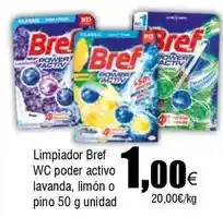FROIZ Bref - limpiador wc poder activo lavanda, limon o pino oferta