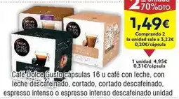 FROIZ Espresso - cafe dolce gustocapsulas oferta