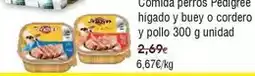 FROIZ Pedigree - comida perros pealgree hígado y buey o cordero y pollo oferta