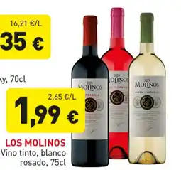 Hiperber LOS MOLINOS Vino tinto, blanco rosado oferta