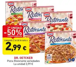 Hiperber DR. OETCKER Pizza Ristorante variedades oferta