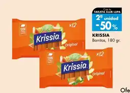 Supermercados Lupa KRISSIA Barritas oferta