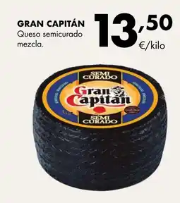 Supermercados Lupa GRAN CAPITÁN Queso semicurado mezcla oferta