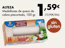 Supermercados Lupa ALTEZA Medallones de queso de cabra precortado oferta