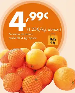 Supermercados Lupa Naranja de zumo oferta
