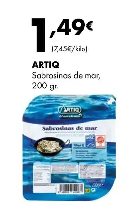 Supermercados Lupa ARTIQ Sabrosinas de mar oferta