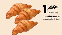 Supermercados Lupa 3 croissants de mantequilla oferta