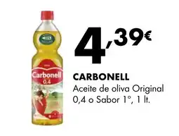 Supermercados Lupa CARBONELL Aceite de oliva Original 0,4 o Sabor 1° oferta