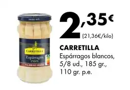 Supermercados Lupa CARRETILLA Espárragos blancos oferta