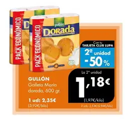 Supermercados Lupa GULLÓN Galleta María dorada oferta