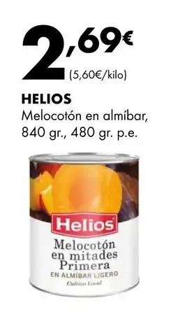Supermercados Lupa HELIOS Melocotón en almíbar oferta