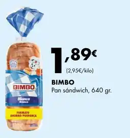 Supermercados Lupa BIMBO Pan sándwich oferta