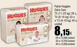 FROIZ Huggies - pañal extra care oferta