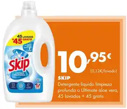 Supermercados Lupa SKIP Detergente liquido limpieza profunda o Ultimate aloe vera oferta