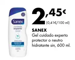 Supermercados Lupa SANEX Gel cuidado experto protector o neutro hidratante sin oferta