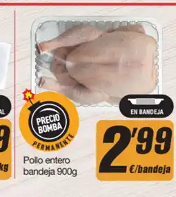 Economy Cash Pollo entero bandeja oferta