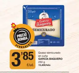 Economy Cash GARCÍA BAQUERO Queso semicurado en cuña oferta