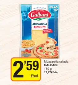 Economy Cash GALBANI Mozzarella rallada oferta