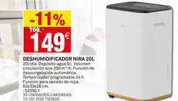 Bricoking Deshumidificador nira oferta