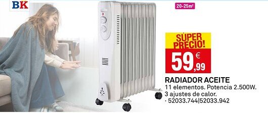 Bricoking Radiador aceite oferta