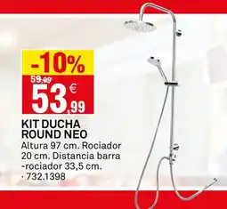 Bricoking Kit ducha round neo oferta