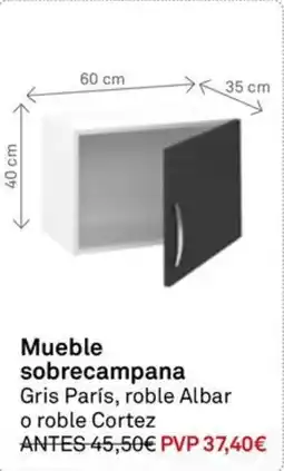 Bricoking Mueble sobrecampana oferta