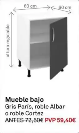 Bricoking Mueble bajo oferta