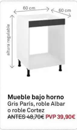 Bricoking Mueble bajo horno oferta