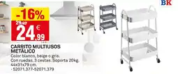 Bricoking Carrito multiusos metalico oferta