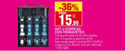 Bricoking Set 4 correas con trinquetes oferta