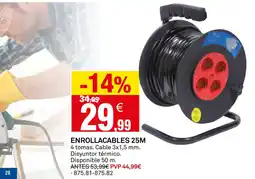 Bricoking Enrollacables 25m oferta