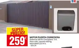 Bricoking Motor puerta corredera oferta