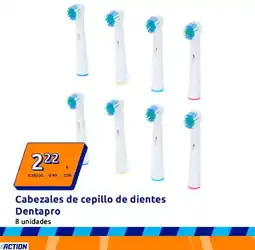 Action Cabezales de cepillo de dientes Dentapro oferta