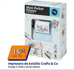 Action Impresora de bolsillo Crafts & Co oferta