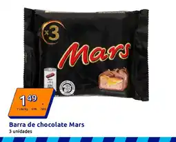 Action Barra de chocolate Mars oferta