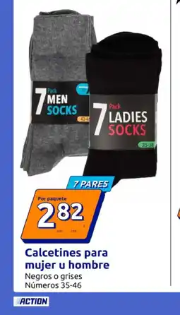 Action Calcetines para mujer u hombre oferta