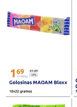Action Golosinas MAOAM Bloxx oferta