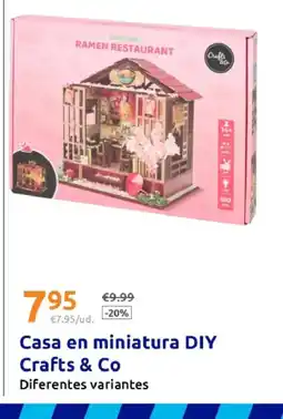 Action Casa en miniatura DIY Crafts & Co oferta