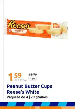 Action Peanut Butter Cups Reese's White oferta