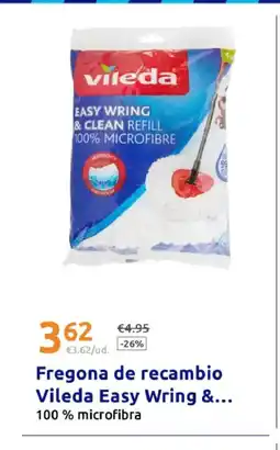 Action Fregona de recambio Vileda Easy Wring oferta