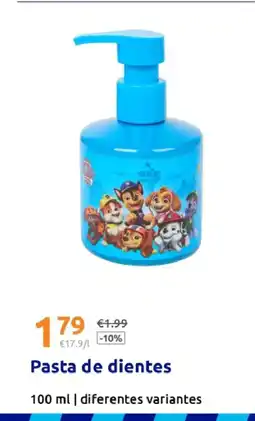 Action Pasta de dientes oferta