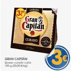 Supermercados Plaza Gran capitán - queso curado cuna oferta