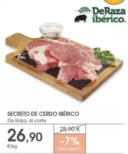 Supermercados Plaza Deraza - secreto de cerdo iberico oferta