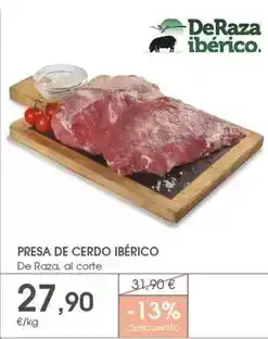 Supermercados Plaza Deraza - presa de cerdo iberico oferta