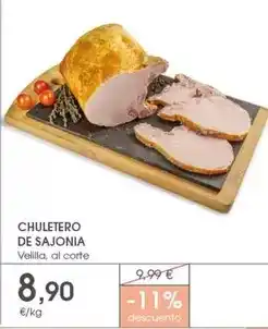 Supermercados Plaza Velilla - chuletero de sajonia oferta